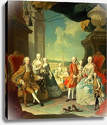 Постер Мейтенс Мартин Maria Theresa and her Husband at the staircase