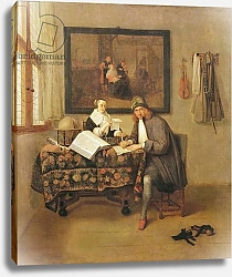 Постер Брекеленкам Квиринг The Studious Life, 1662