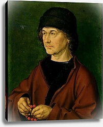Постер Дюрер Альбрехт Portrait of the Artist's Father, 1490