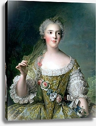 Постер Натье Жан-Марк Portrait of Madame Sophie, daughter of Louis XV, at Fontevrault, 1748
