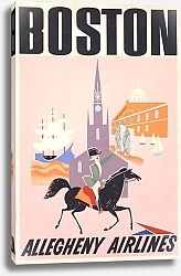 Постер Неизвестен Boston – Allegheny Airlines