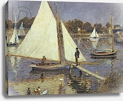 Постер Ренуар Пьер (Pierre-Auguste Renoir) The Seine at Argenteuil, 1874