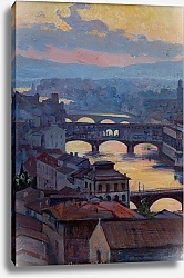 Постер Сабатовский Амвросий Sunset over Arno