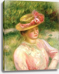Постер Ренуар Пьер (Pierre-Auguste Renoir) The Straw Hat, 1895