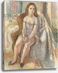 Постер Пасин Жюль Young Woman in White Chemise