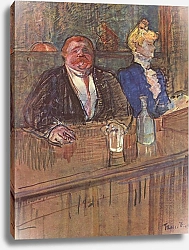 Постер Тулуз-Лотрек Анри (Henri Toulouse-Lautrec) Бар