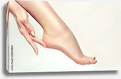 Постер Идеальные чистые женские ножки