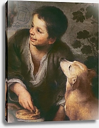 Постер Мурильо Бартоломе Detail of Children Eating a Pie, 1670-75