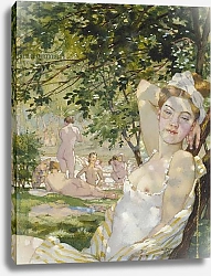 Постер Сомов Константин Bathers in the Sun, 1930