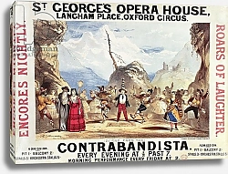 Постер Школа: Английская 20в. Poster advertising St.George's Opera House
