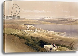 Постер Робертс Давид City of Tiberias on the Sea of Galilee, April 22nd 1839, from Volume I of 'The Holy Land', 1842