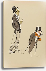 Постер Гурса Жорж Berry-Wall et un homme