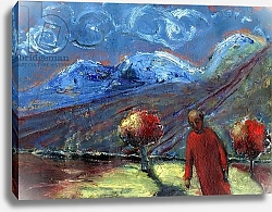 Постер Садбери Джиджи (совр) Walk in the Blue Mountains, Autumn, 2015,