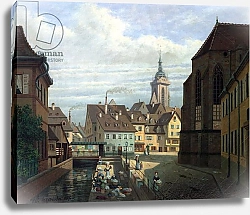 Постер Хертрих Майкл Place des Dominicains, Colmar, 1876