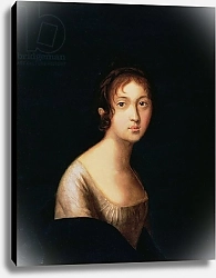 Постер Школа: Русская 19в. Portrait of Natalia Goncharova, 1820s