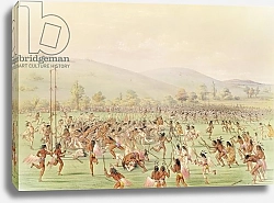 Постер Кэтлин Джордж The Indian Ball Game, c.1832