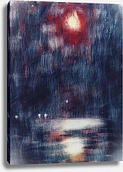 Постер Рольфс Кристиан Moonlight on Lake Maggiore; Mondschein am Lago Maggiore, 1934