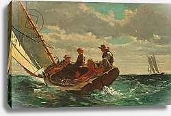 Постер Хомер Уинслоу Breezing Up 1873-76