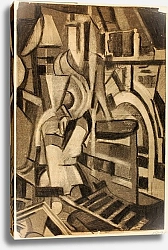 Постер Ньюман Карл Abstract–Seated Figure