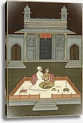 Постер Школа: Индийская 18в In. 65.3  Raga Dipaka, c.1760