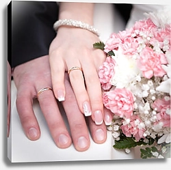 Постер Руки жениха и невесты