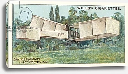 Постер Школа: Английская 20в. Santos Dumont's First Monoplane