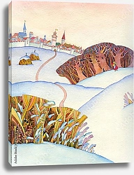Постер Средневековый пейзаж