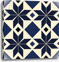 Постер Уотсон Эндрю (совр) Blue Spanish tile, 2018,