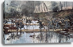 Постер Фламенг Франсуа The Battle of the Yser in 1914