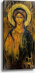Постер Картина архангела Михаила в стиле на старой православной иконы