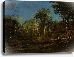 Постер Дюпре Жюль View of the Pastures of the Limousin, 1835