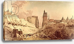 Постер Робер Юбер Demolition of the Houses on the Pont au Change in 1788