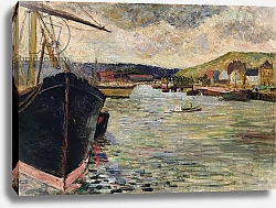 Постер Гоген Поль (Paul Gauguin) Port at Rouen