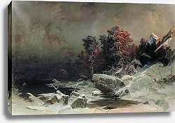 Постер Мещерский Арсений Зимний вечер. 1866