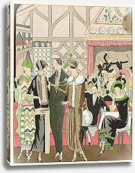 Постер Неизвестен Art – Goût – Beauté, Feuillets de l’ élégance féminine, Janvier 1924, No. 41, 4e Année, p. 13