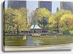 Постер Берроу Джулиан (совр) The Boating Lake, Central Park, New York, 1997