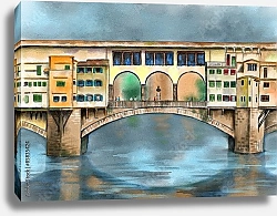 Постер Старый мост Флоренции