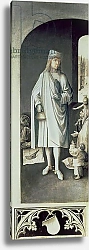 Постер Босх Иероним St. Bavo, Exterior of the Right Wing from the Last Judgement Altarpiece