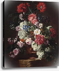 Постер Галле Иероним Цветы в терракотовой вазе
