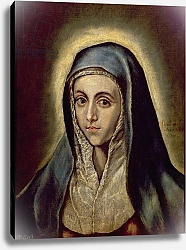 Постер Эль Греко The Virgin Mary, c.1594-1604