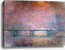 Постер Моне Клод (Claude Monet) The Thames at Charing Cross, 1903