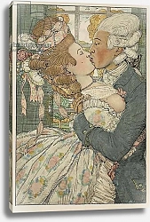 Постер Сомов Константин Le Baiser, 1918