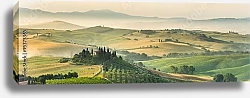 Постер Италия, Тоскана. Утренняя панорама