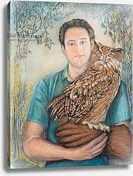 Постер Пасторе Сильвия (совр) Boy with Owl, 2012