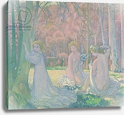 Постер Дени Морис Figures in a Spring Landscape, 1897