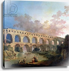 Постер Робер Юбер The Pont du Gard, Nimes, c.1786