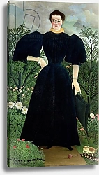 Постер Руссо Анри (Henri Rousseau) Portrait of a Woman, c.1895-97