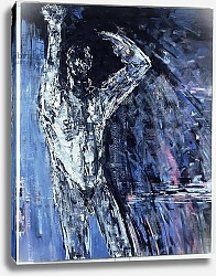 Постер Финер Стефан (совр) Naked man, right hand panel of a diptych, 1990