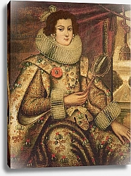 Постер Школа: Фламандская 17 в. Margaret of Austria Duchess of Parma