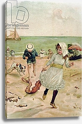 Постер Джонсон Эдвард Children and Seaweed from Sunbeams